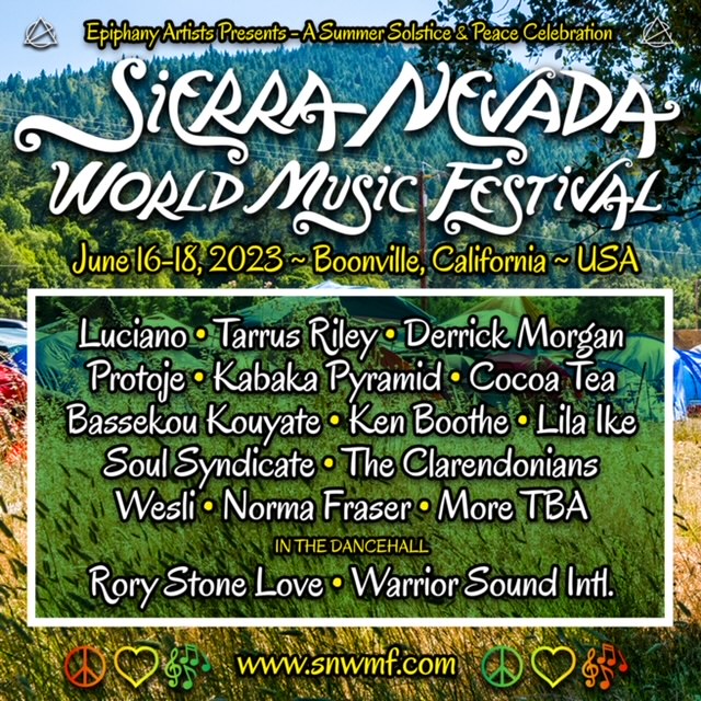 Sierra Nevada Festival Flyer 2023